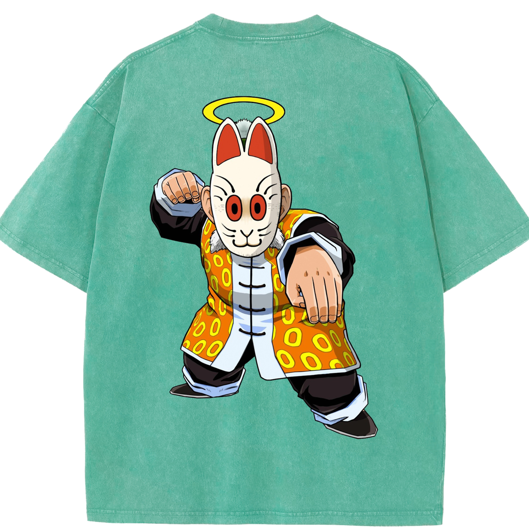 （画像用） ドラゴンボール DRAGON BALL 綿100% ヴィンテージ風 半袖Tシャツ（背面プリント）